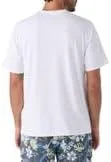 Vista 4 de Hang Ten Camiseta de punto sólido para hombre, camisas casuales para hombre, camiseta de punto de manga corta inspirada en la vendimia