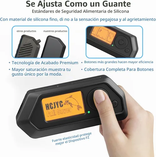 Vista 5 de Funda para Flipper Zero, 5 en 1 Funda protectora Juego de accesorios con 3 unidades de protector de pantalla y funda de transporte EVA para Flipper