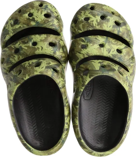Vista 4 de KEEN Yogui Arts - Pantuflas para hombre, verde (camo green)