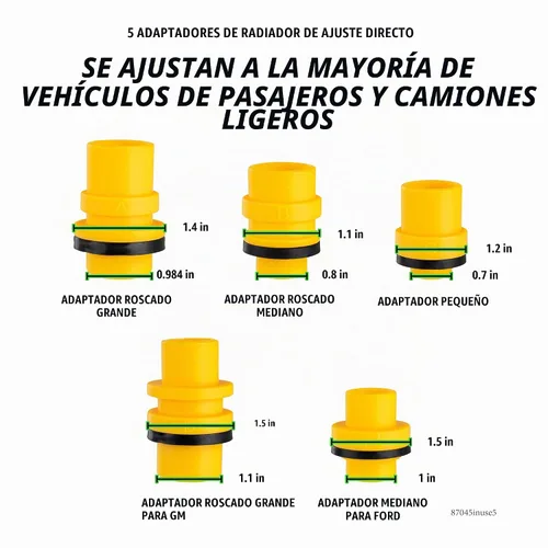 Vista 6 de OEMTOOLS 87045 Kit de embudo de llenado de refrigerante sin derrames con probador de refrigerante, kit de embudo de refrigerante sin derrames, kit