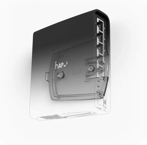 Vista 5 de MikroTik hAP ac2 RBD52G-5HacD2HnD-TC Punto de Acceso Doble Concurrente 2.4/5GHz, 802.11a/b/g/n/ac, 5 x puertos Gigabit Ethernet