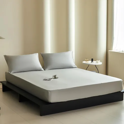 Vista 2 de Simple&Opulence Juego de sábanas 100% Tencel Eucalyptus Lyocell de 3 piezas, absorben la humedad, bolsillo profundo, sábanas refrescantes suaves