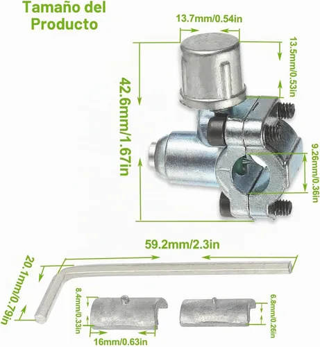 Vista 2 de BPV-31 Kit de válvula de perforación de válvula de grifo para refrigerador es adecuado para fundas universales de tarjetas de refrigerador de 1/4