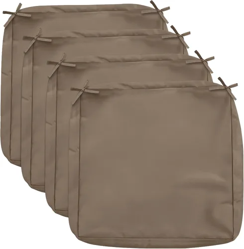Vista 12 de COSHNIBI Fundas para Cojines de Patio 24'' X 22'' X 4'', Impermeables y Resistentes a la Decoloración, Funda de Cojín para Exteriores de Repuesto