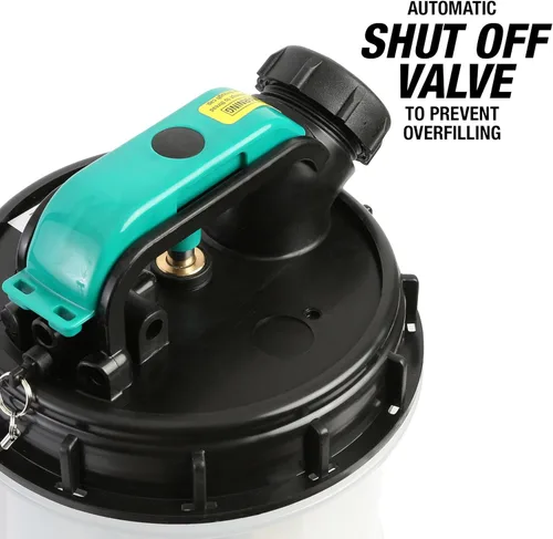 Vista 4 de OEMTOOLS 24389 Bomba extractora manual de fluidos, capacidad de bomba extractora de aceite de 1.4 galones (5.3 L), uso para aceite, refrigerante