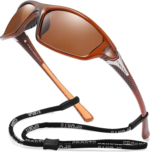 Vista 14 de Gafas de sol polarizadas para hombre, ciclismo, conducir, pesca, 100% protección UV Cycling Driving Fishing
