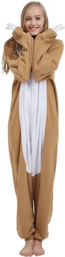 Vista 3 de Pijama unisex para adultos disfraz de animal de una pieza para Halloween cosplay Navidad