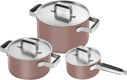 Vista 6 de Pure - Juego de utensilios de cocina de acero inoxidable, 6 piezas, color gris