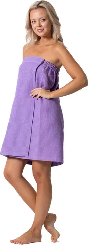 Vista 32 de Robe Direct Quick Dry, Lightweight Waffle Spa/Bath Wrap with Adjustable Closure & Elastic Top