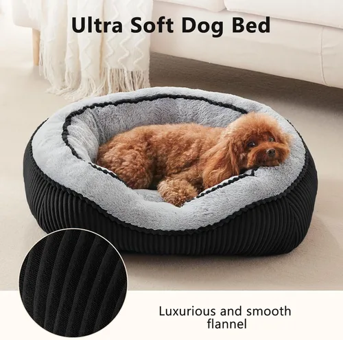 Vista 4 de Camas para perros y gatos pequeños, medianos y grandes. Cama lavable para mascotas, sofá cama ortopédica para perros, cama suave y calmante