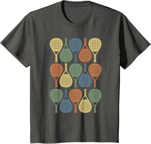 Vista 47 de Vintage Retro Padel Camiseta de Padel Sports Lover