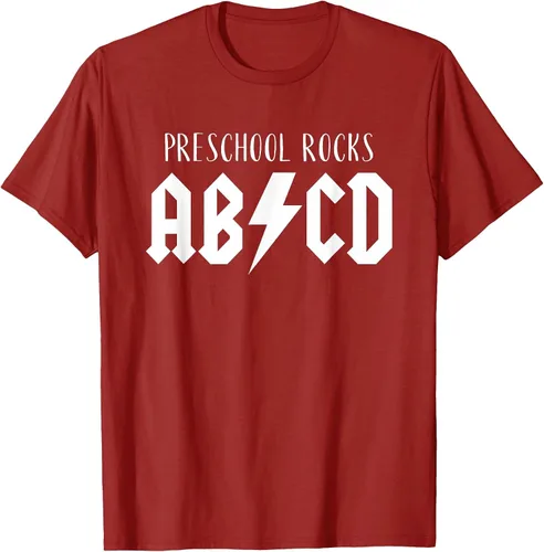 Vista 26 de Preschool Rocks Teacher Back to School ABCD Rock First Day T-Shirt Asphalt Grey