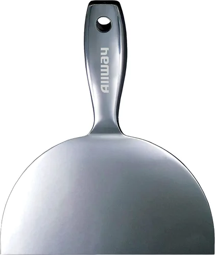 Vista 4 de ALLWAY UX15F - Cuchillo de masilla de acero inoxidable flexible de una sola pieza, 1.5 pulgadas Mango ergonómico, extremo de martillo integrado