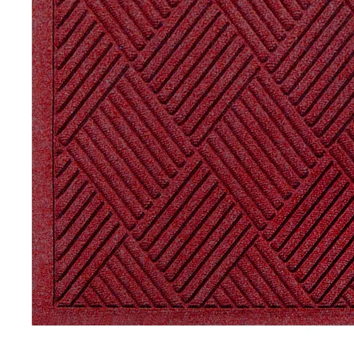 Vista 6 de M+A Matting WaterHog Diamond - Tapete de entrada de grado comercial con borde de tela, interior/exterior, de secado rápido, resistente a las manchas