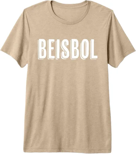 Vista 6 de Beisbol Baseball in Spanish Premium Tri-Blend T-Shirt