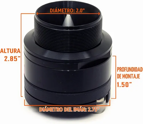 Vista 3 de HERTZ ST35 1.4 "100W RMS alta eficiencia compresión controlador Bullet Tweeters