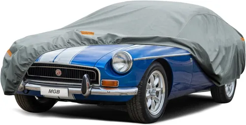 Vista 56 de Kayme Funda de Coche de Servicio Pesado Impermeable para Todo Tipo de Clima, Ajuste Personalizado para Tesla Model S, Cubierta Exterior Completa