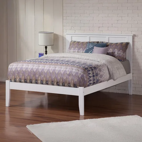 Vista 8 de Atlantic Furniture AR8621001 Madison - Cama de plataforma con tabla de pie abierto, tamaño individual, color espresso