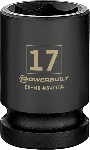 Vista 11 de Powerbuilt 647296 - Toma de impacto de 6 puntos de 1/2 pulgada x 1-1/4 pulgadas