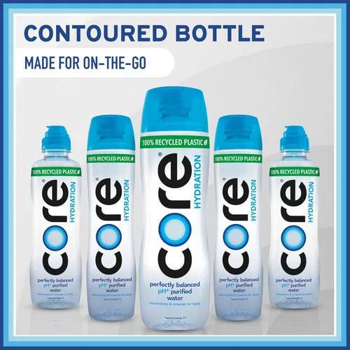 Vista 10 de Core Hidratación Agua perfectamente equilibrada, botellas de 0.5 L, 24 unidades (4 paquetes de 6)