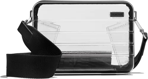 Vista 6 de Away Bolsa transparente para estadios, mini, bandolera transparente para conciertos, festivales y eventos deportivos