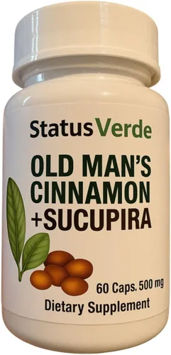 Vista 2 de Canela de Old Man's con Sucupira 500 mg (60 cápsulas) - Suplemento de hierbas de mezcla