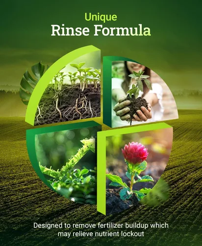 Vista 3 de FoxFarm BushDoctor Sledgehammer - Fórmula de enjuague con saponina de yuca, elimina la acumulación de fertilizantes, mejora la absorción de humedad
