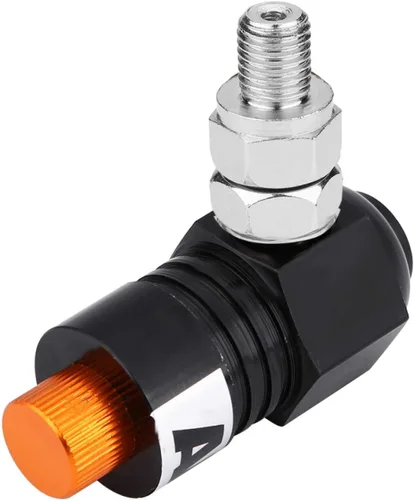 Vista 7 de ABS para motocicleta Sistema de frenado antibloqueado de la motocicleta Sistema de asistencia de pinza de freno de tornillo ABS negro 2.638 in