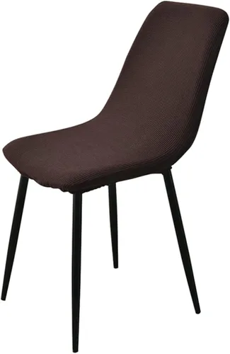 Vista 7 de Juego de 4/6/2 fundas elásticas de terciopelo para sillas de comedor, fundas de silla de comedor, estilo moderno, universal, sin brazos, protector