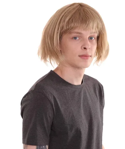 Vista 7 de Peluca para cosplay Dumb and Dumber Harry Dunne Gorra sin tapa transpirable diseñada HM-218