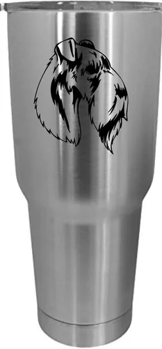Vista 242 de Cairn Terrier - Vaso grabado con temática de perro, 30 onzas