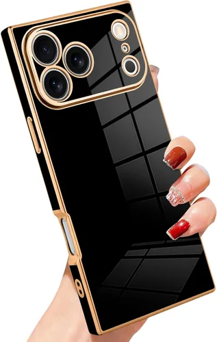 Vista 61 de SAKUULO - Funda magnética rectangular de lujo para iPhone 12 Pro Max, color negro