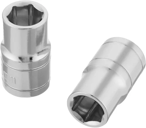 Vista 8 de Utoolmart 2 piezas de 1/2 pulgada hexagonal zócalo, 6-punto 0.315 in Drive métrico socket para reparaciones generales