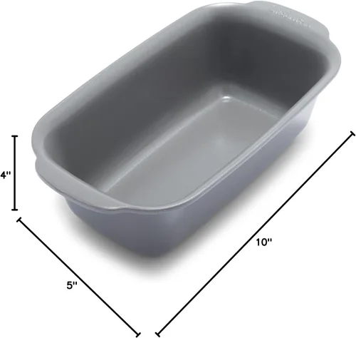 Vista 10 de GreenPan Premiere Ovenware - Molde antiadherente de cerámica saludable para pan de 1 libra, sin PFOA ni PFAS, utensilios para hornear resistentes a