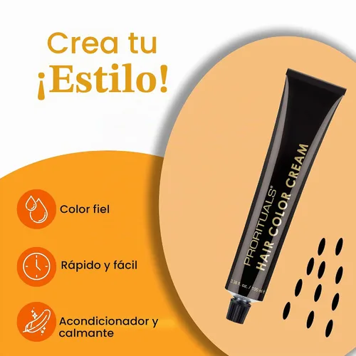 Vista 5 de Prorituals Crema para el cabello ASH BLONDE PLATINUM IRIDESCENT -10 ABP /10.21