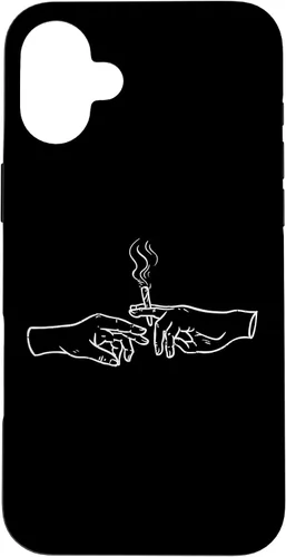 Vista 22 de Funda de regalo para iPhone 16 Pass The Joint Weed Smoker Hand Stoner Marihuana