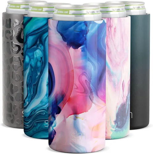 Vista 31 de Simple Modern - Hielera para lata de cerveza delgada y Hard Selzer Soporte de acero inoxidable aislado al vacío para lata delgada de 12 onzas