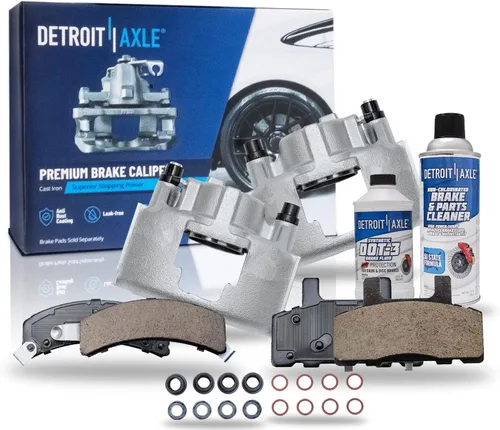 Vista 98 de Detroit Axle - Pastillas de freno para Avalanche Express Suburban Savana Yukon XL 1500 Chevy Tahoe GMC Cadillac Escalade, Pastillas de freno