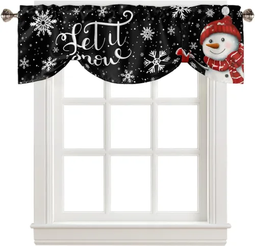 Vista 18 de Cortinas de verano con cenefa de amarre para ventanas, cortinas costeras de cocina costeras para ventanas, cortinas náuticas junto al mar, beige