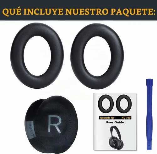 Vista 9 de SOULWIT Almohadillas para Bose NC 700 - Negro