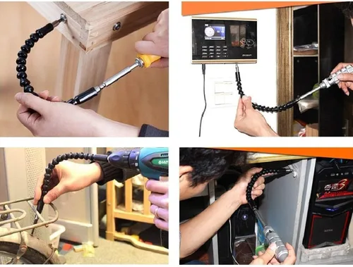 Vista 7 de Juego de 12 brocas de extensión para destornillador eléctrico