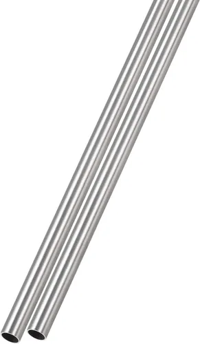 Vista 25 de METALLIXITY Tubo de acero inoxidable 316 (0.039 in de diámetro exterior x 0.006 in de pared T x 9.843 in de largo), 2 piezas, tubo recto