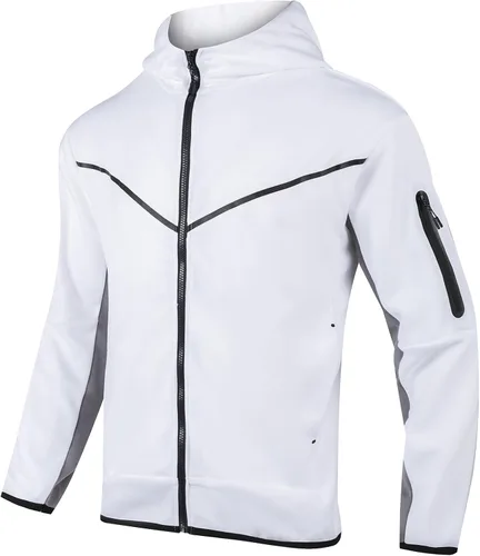 Vista 8 de Men's Tracksuits Sweatsuits For Men Hooded Tracksuit Sweatsuit Long Sleeve Full-Zip Jogging Sweatpants 2 Piece