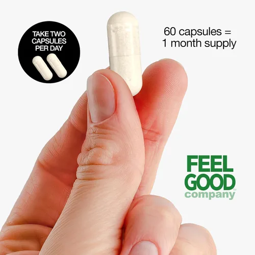 Vista 11 de Feelgood Company Suplemento vegano de omega-3, a base de algas, sin pescado, 60 cápsulas, sin gluten, sin soja, fácil de digerir