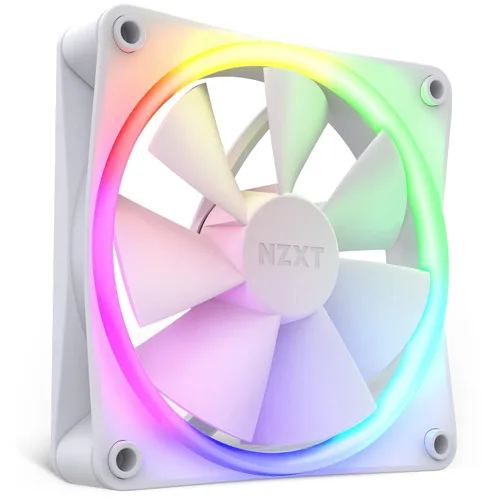 Vista 5 de NZXT F120 RGB Paquete Triple – 3 x ventiladores RGB PWM de 120 mm para PC con controlador RGB – Alto flujo de aire, bajo ruido – Rodamiento