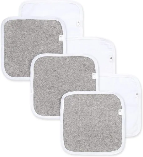 Vista 17 de Burt's Bees Baby Paños para bebés, 100% algodón orgánico de 9 x 9 pulgadas Tejido de rizo en la nube