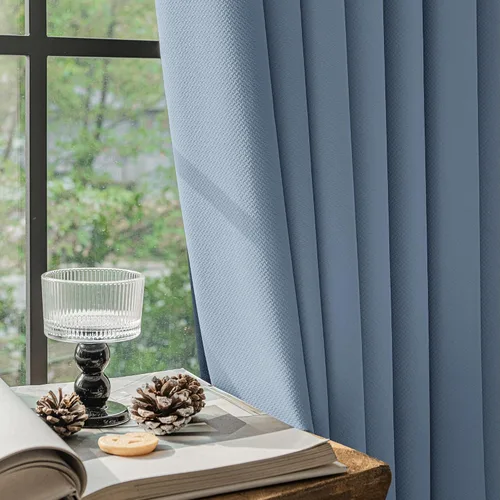 Vista 24 de FMFUNCTEX - Cortinas 100% opacas color beige de 40 x 63 pulgadas para dormitorio, 2 paneles Black out Drapes, Thermal Insulated Noise Reducing