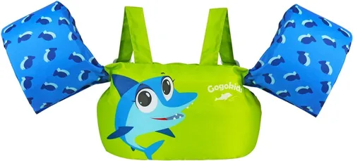 Vista 21 de Gogokids Puddle Float Jumper 24-66 Pounds, Toddler Swim Vest Kids 1-6 Years