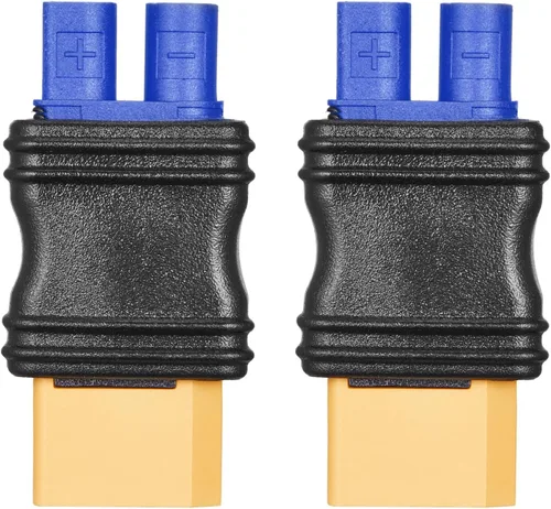 Vista 14 de EC3 conector macho a EC5 hembra conector adaptador para RC Lipo batería EC3 a EC5 adaptador (2 unidades)