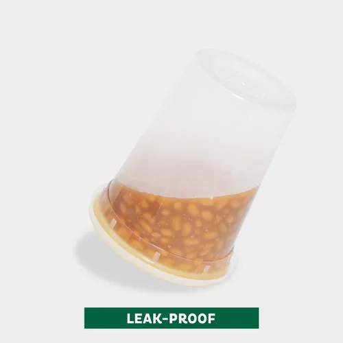 Vista 4 de Freshware Contenedores de almacenamiento de alimentos con tapas [8/16/32 oz x 20 cada uno, 60 juegos] recipientes para delicatessen, aptos